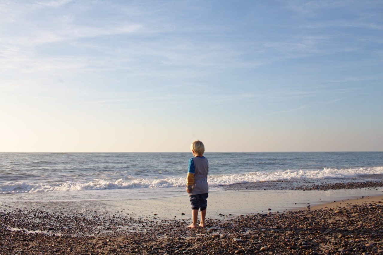 Am Strand von Nymindegab in Dänemark